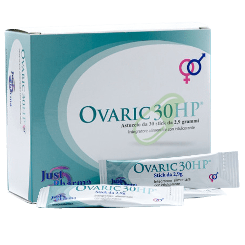 Ovaric 30 HP - Integratore alimentare  vegano utile per  il ciclo mestruale, la fertilità di coppia e per Ovaio Policistico - 30 stick