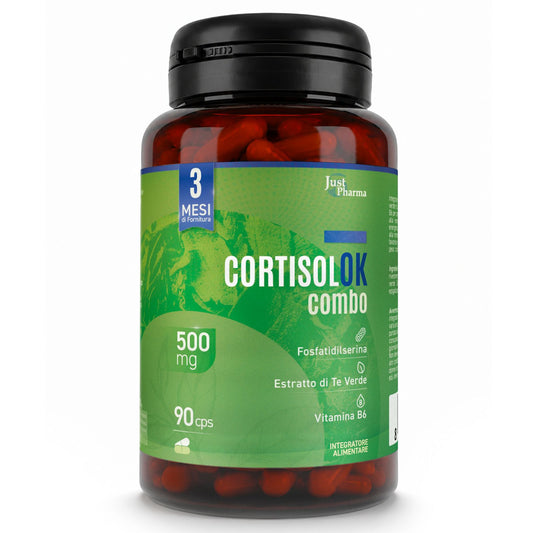 Cortisolok Combo Just Pharma, flacone con 90 capsule vegetali
