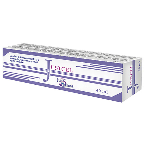 "JUSTGEL 40ml - Gel cosmetico idratante con acido ialuronico"