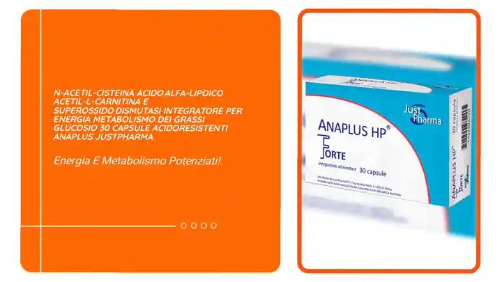 acetil l carnitina acido alfa lipoico ANAPLUS – Integratore Energia e Metabolismo con NAC, ALA, ALC e SOD