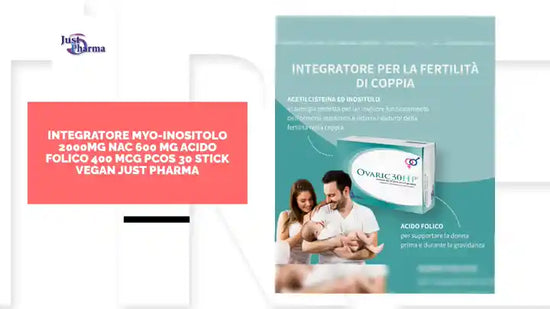 Integratore Myo-Inositolo 2000mg NAC 600 mg Acido folico 400 mcg PCOS 30 stick Vegan Just Pharma by@Outfy